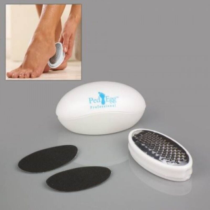 Ayak Bakım Paketi – Ped Egg Topuk Törpüsü + Silikon Topuk Nemlendirici Çorap Seti | Çatlak Karşıtı, Yumuşatma ve Spa Etkili