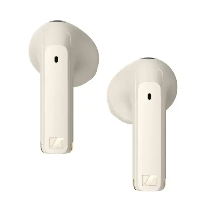 Sennheiser Accentum Open True Wireless Kulaklık Krem | Açık Tasarım, 28 Saat Pil, IPX4 Suya Dayanıklı, Bluetooth Çoklu Bağlantı