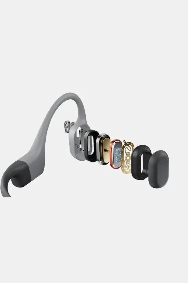 Shokz OpenSwim Pro Kemik İletimli MP3 Yüzme Kulaklığı (Gri) – IP68, 8GB Hafıza