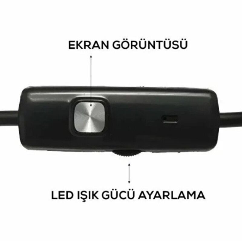 10 Metre Yılan Kamera USB Endoskop Kamera, LED Işıklı, Telefon ve PC Uyumlu, Su Geçirmez Esnek Yılan Kamera Seti