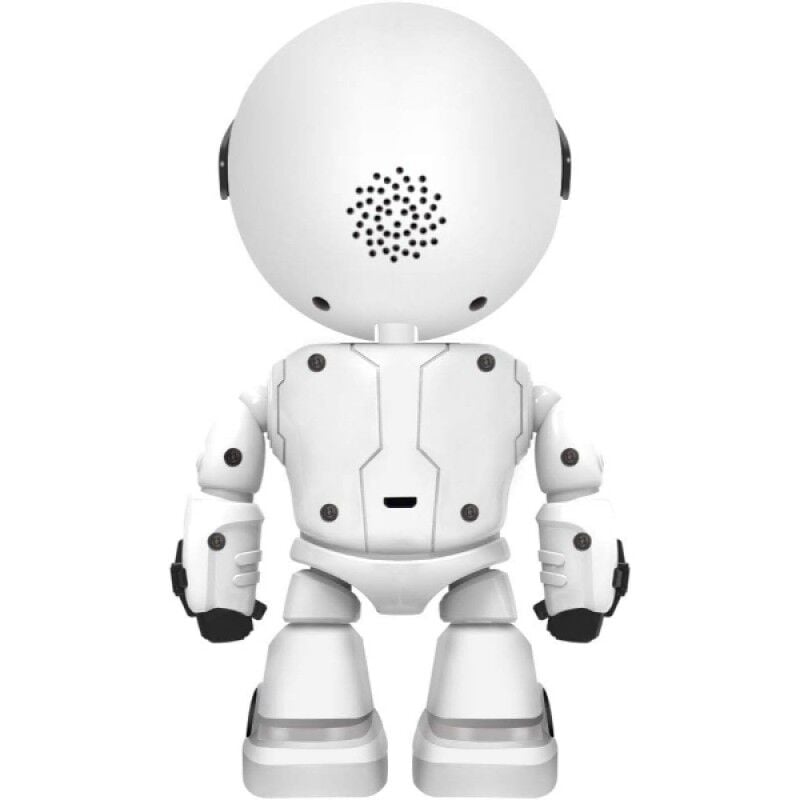 Robot Görünümlü WiFi Bebek Kamerası 2.4GHz 360° Gece Görüşlü Çift Yönlü Sesli Akıllı Ev Güvenlik Kamerası