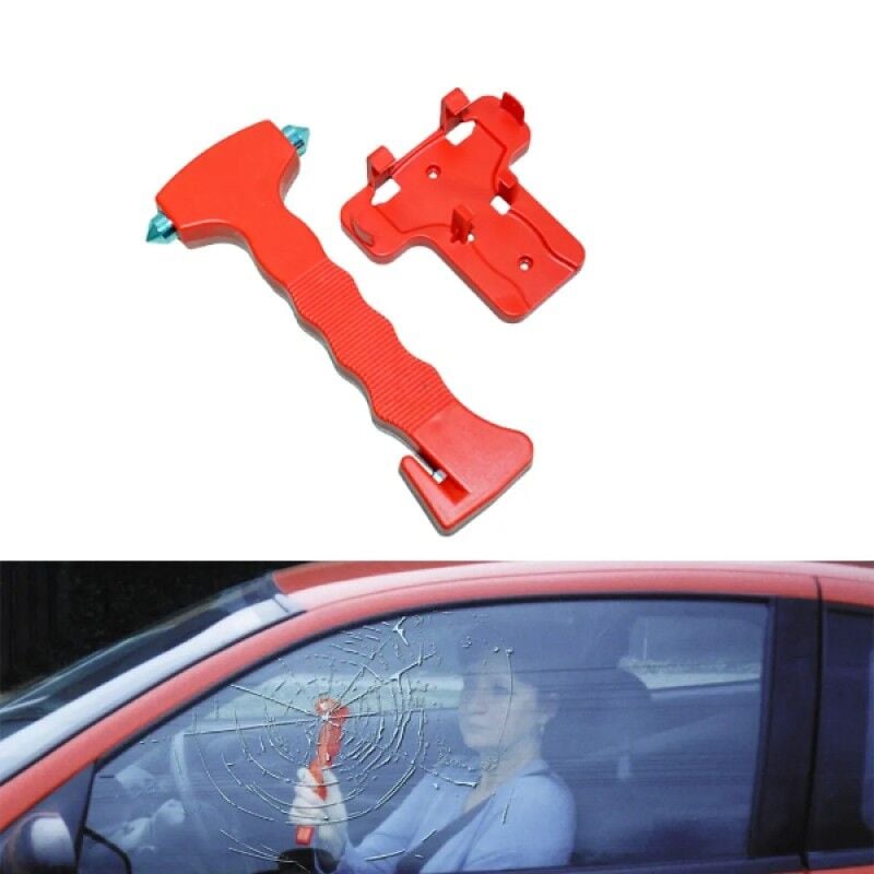 İmdat Çekici Cam Kırıcı ve Emniyet Kemeri Kesici – Araç İçi Acil Durum Güvenlik Aparatı, Oto Cam Kırma ve Kemer Kesme Aleti