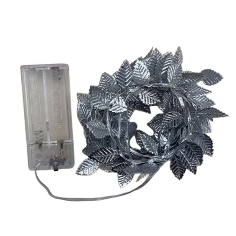 3 Metre Yaldızlı Gümüş LED Işık Pilli Dekoratif Peri LED Tel Aydınlatma Esnek Şerit Işık