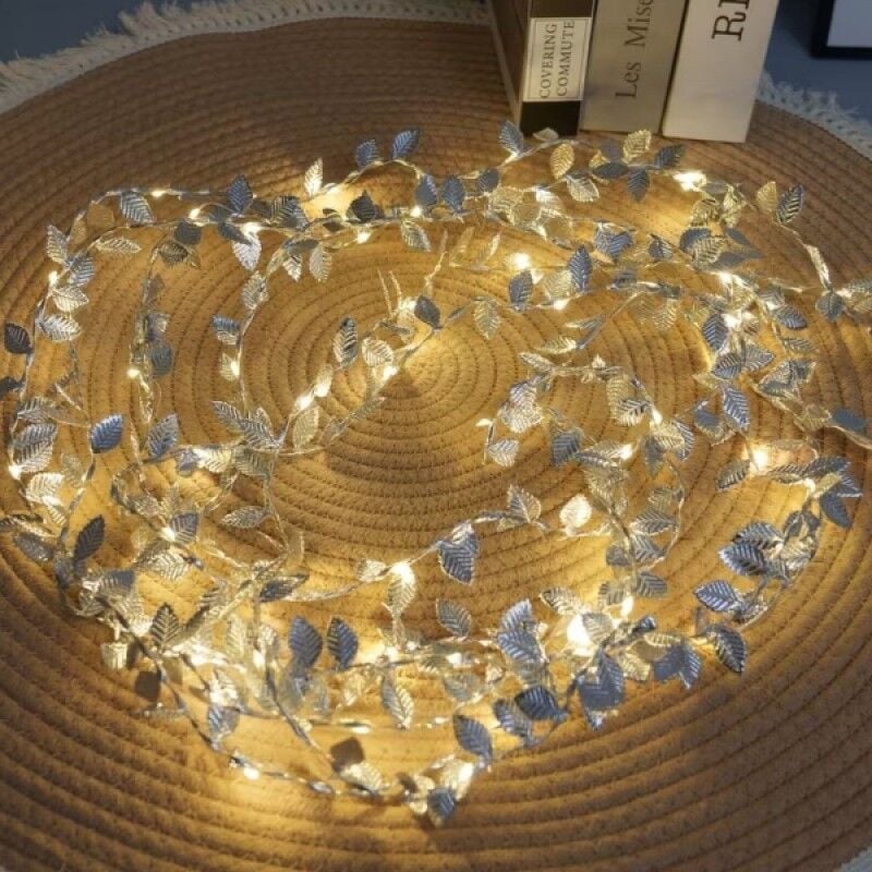 3 Metre Yaldızlı Gümüş LED Işık Pilli Dekoratif Peri LED Tel Aydınlatma Esnek Şerit Işık