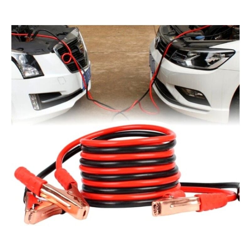 1200 Amper Akü Takviye Kablosu Bakır Kaplamalı Güçlü Krokodil Uçlu Araç Akü Kurtarma Kablosu Dayanıklı İzolasyonlu Uzun Kablo Taşıma Çantalı Tüm Araçlar İçin