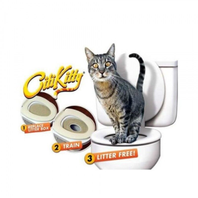 Kedi Tuvalet Eğitim Seti Klozete Alıştırma Seti Kum Tasarruflu Pratik Hijyenik Kedi Eğitim Aparatı
