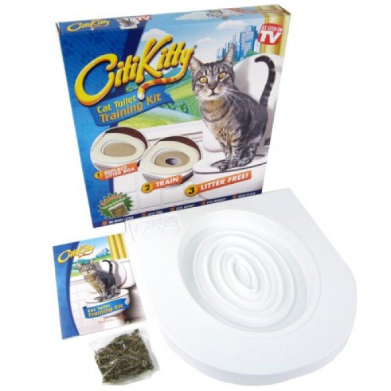 Kedi Tuvalet Eğitim Seti Klozete Alıştırma Seti Kum Tasarruflu Pratik Hijyenik Kedi Eğitim Aparatı