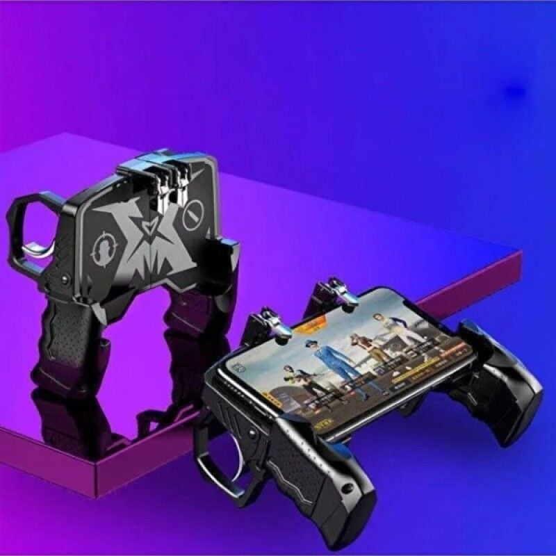 PUBG Tetik Aparatı Gamepad Telefon Oyun Kontrolcü FPS Mobil Oyun Aparatı Call of Duty Mobile Free Fire Uyumlu Ergonomik Hassas Tetikli