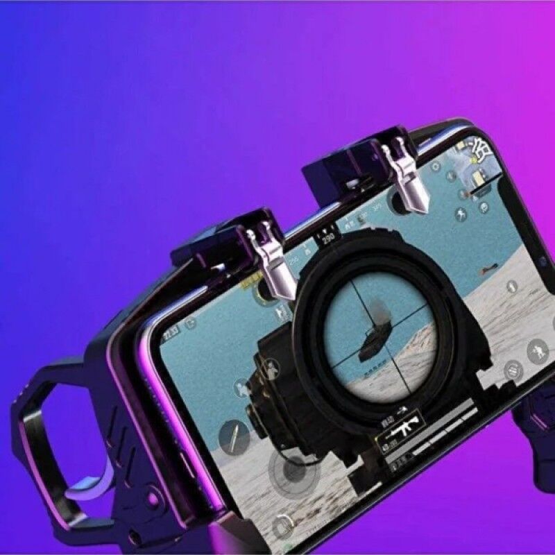 PUBG Tetik Aparatı Gamepad Telefon Oyun Kontrolcü FPS Mobil Oyun Aparatı Call of Duty Mobile Free Fire Uyumlu Ergonomik Hassas Tetikli