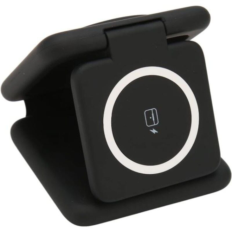 Kablosuz Şarj Standı 3'ü 1 Arada Telefon Saat Kulaklık Şarj İstasyonu Katlanabilir Hızlı Şarj Standı