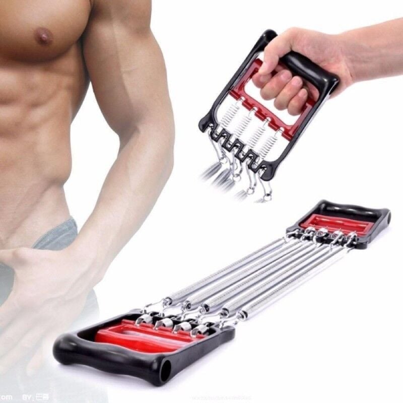 Göğüs Egzersizi Fitness Yayı Direnç Lastiği Chest Expander Kol Omuz Sırt Antrenman Aleti