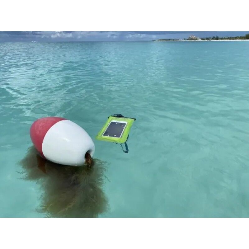 Yeşil Renk Batmaz Su Geçirmez Telefon Kılıfı Boyun Askılı Havuz Deniz Yüzme Waterproof Kılıf