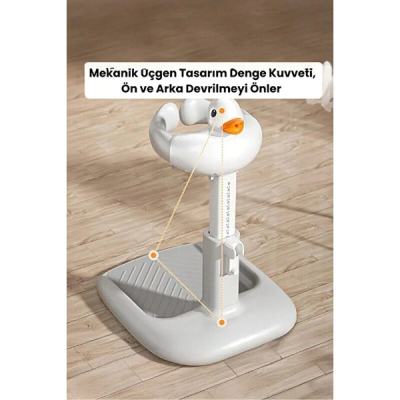 Ördek Tasarımlı Ayarlanabilir Bebek Banyo Aparatı Yenidoğan Yıkama Minderi Küvet ve Lavabo Uyumlu Ergonomik Kaymaz Bebek Banyo Yardımcısı